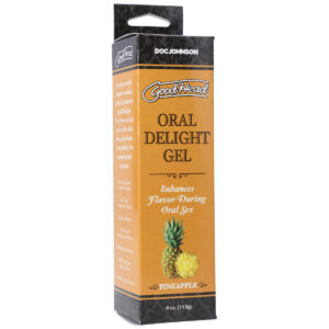 Doc Johnson Goodhead Oral Delight Gel Pineapple 113g 1361 10 BX 782421081669 Boxview