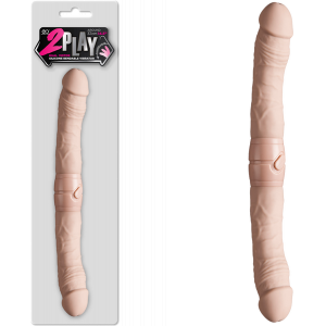 Excellent Power 2 Play Vibrating Double Dong Light Flesh FPBJ073A00 001 4897078623790 Multiview