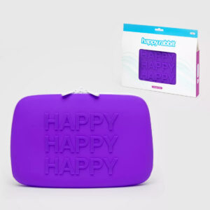 Happy Rabbit Happy Happy Happy Silicone Sex Toy Storage Case Large Purple HR73140 5060020006531 Multiview
