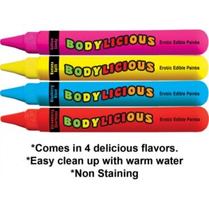 Hott Products Bodylicious Body Pens Edible Paints HP3043 detail