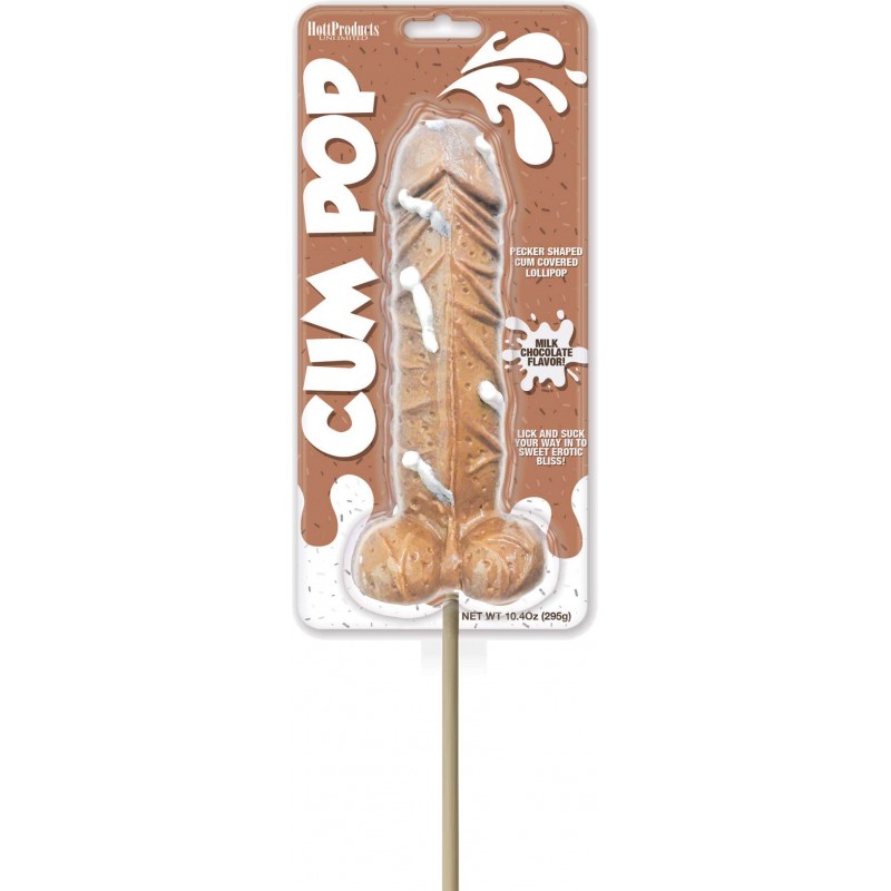 Hott Products Cum Covered Cock Pop Milk Chocolate Flavoured HP 3235 818631032334 Detail