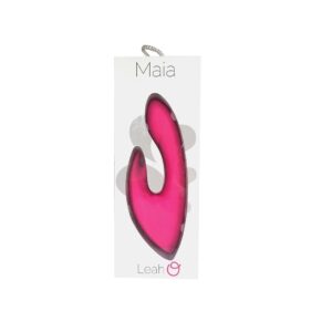 Maia Toys Leah Rechargeable Flexible Rabbit Vibrator Pink 1605 P1 5060311470676 Boxview