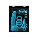 NS Novelties Firefly Pleasure Kit Glow in the Dark Couples Kit Blue NSN 0472 57 657447100239 Boxview
