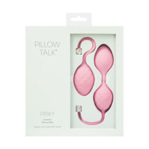 Pillow Talk Frisky Silicone Pleasure Balls Set Pink 56716 677613567161 Boxview