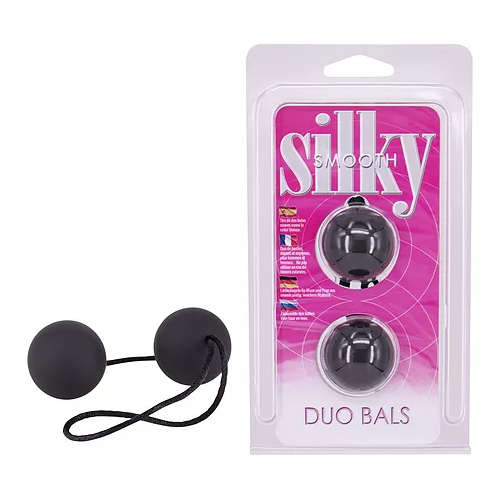 Seven Creations Silky Smooth Duo Balls 2K949ABLK 4890888120961 Multiview