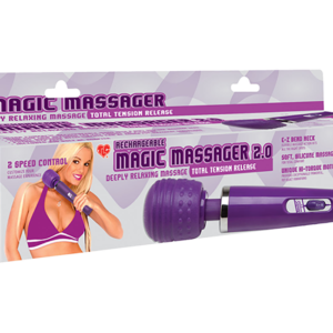 Topco TLC Magic Massager Wand version 2 purple 1077003 051021770038 boxview