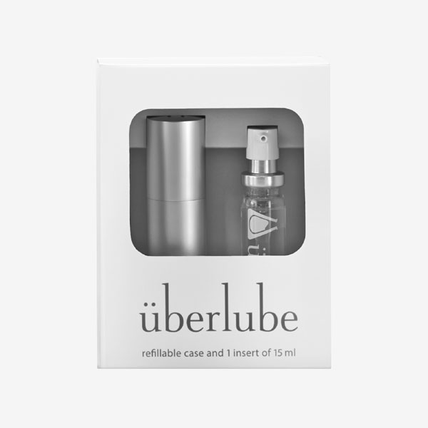 Uberlube Silicone Lubricant Silver Refill and Case 15ml 851674003039 detail