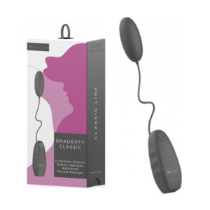 BNaughty Classic Remote Control Egg Vibrator Black BSBNA5607 4890888125607 Multiview
