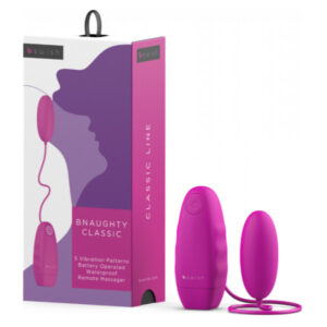 BNaughty Classic Remote Control Egg Vibrator Pink BSBNA1344 8555888501344 Multiview