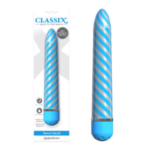 Pipedream Classix Sweet Swirl Smoothie Vibrator Blue PD1985 14 603912757606 Multiview