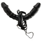 Pipedream Fetish Fantasy Series Vibrating Double Delight Strap On Black PD3382 23 603912329094 Detail