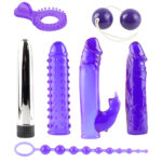 Pipedream Royal Rabbit Kit Vibrator Couples Kit Purple PD2039 00 603912160161 Contents Detail
