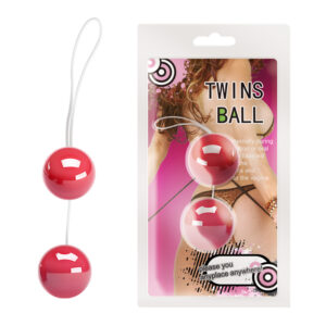Baile Twins Ball Vaginal Duo Balls Red BI 014049 2 6959532307139 Multiview