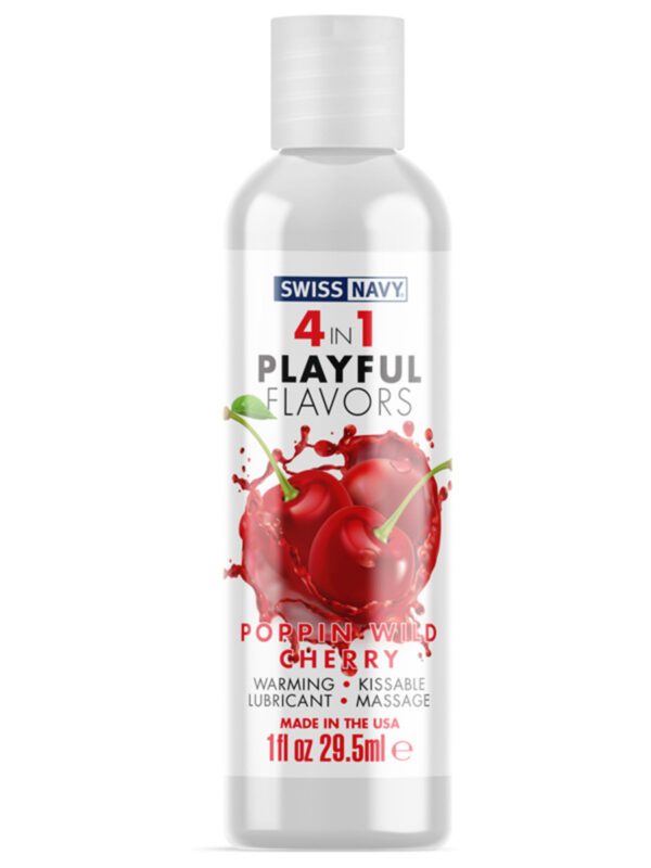 Swiss Navy Playful Flavours 4 in 1 Lubricant Cherry 29ml 699439005627 Detail