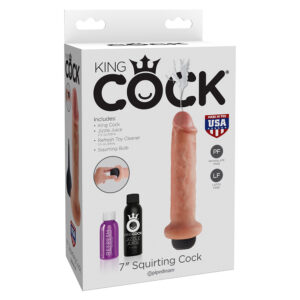 Pipedream King Cock 7 inch squirting cock flesh pd5607 21 01