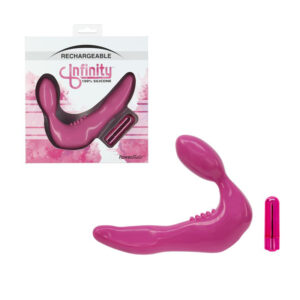 BMS Infinity Rechargeable Strapless Strap On Dildo Pink 589 16 677613589163 Multiview