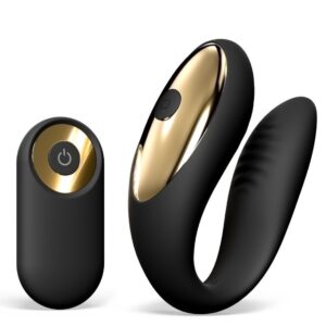 Dorcel Perfect Lover Wireless Remote Couples Vibrator Black Gold 6072370 3700436072370 Detail