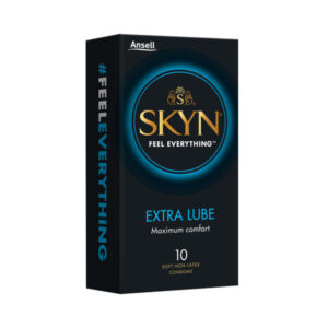Ansell Skyn Extra Lube Latex Free Condoms 10pk