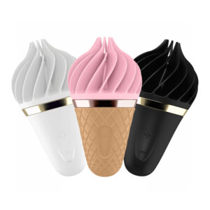Satisfyer Sweet Treat Spinnator Ice Cream Rotating Clitoral Stimulators 3 Up Overview Detail