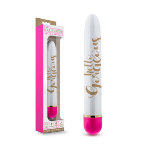 Blush The Collection Hello Gorgeous Smoothie Vibrator White Pink BL 14000 819835021452 Multiview