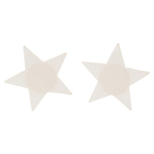 Love in Leather Star shaped satin Nipple Pasties 5 Pack Beige Nude NIP025STAR 1491602519004 Detail.jpg