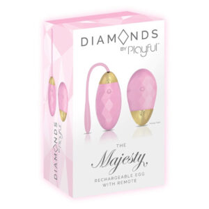 Playful Diamonds The Majesty Rechargeable Wireless Vibrating Egg 2123MG PINK 6925301805519 Boxview 1.jpg