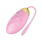 Playful Diamonds The Majesty Rechargeable Wireless Vibrating Egg 2123MG PINK 6925301805519 Egg Detail.jpg