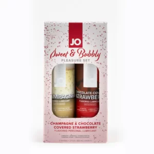System JO Limited Edition Flavoured Lube 2 Pack Champagne Chocolate Covered Strawberry 2 x 60ml 796494335062 Boxview.webp
