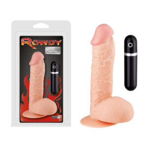 Rowdy 7 point 5 inch Vibrating Dong Light Flesh FPBE068A00 051 4892503142198 Multiview.jpg