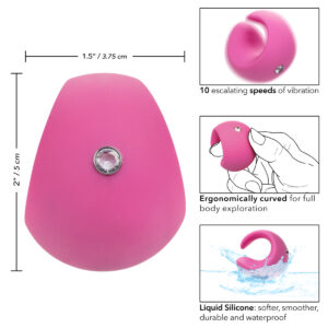Calexotics LuvMor Os Ring shaped Finger Vibrator Pink SE 0006 20 3 716770103390 Detail.jpg
