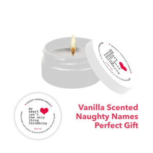 Kama Sutra Naughty Notes Vanilla Scented Massage Candle My Heart isnt the Only Thing Throbbing 50g KS14313 739122143134 Multiview.jpg