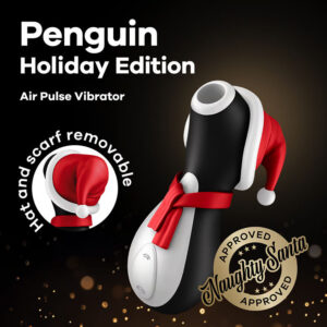 Satisfyer Penguin Air Pulse Clitoral Stimulator Holiday Edition Xmas Edition SATPENGXMAS 4061504059945 Promo Detail.jpg