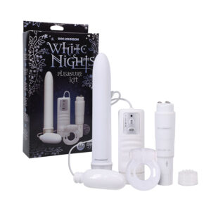 Doc Johnson White Nights Pleasure Kit Vibrator Kit White 0949 00 BX 782421081478 Multiview.jpg