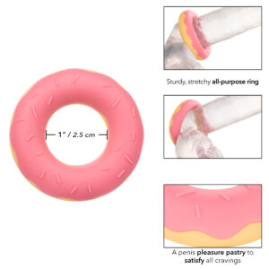 Calexotics Naughty Bits Dickin Donuts Silicone Donut Cock Ring Pink Beige SE 4410 50 2 716770104281 Info Detail.jpg