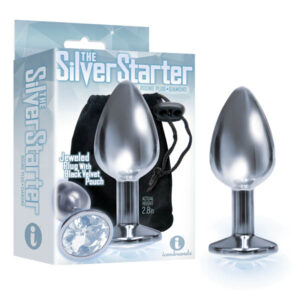 Icon Brands Silver Starter Gem Butt Plug Round Silver Silver IC2608 2 847841026086 Multiview.jpg