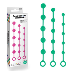 NMC Excellent Power 3 Size Silicone Anal Beads Kit Green FKP006A000 026 4897078631870 Multiview.jpg