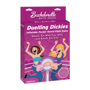 Pipedream Bachelorette Party Favours Duelling Dickies Inflatable Pecker Fight Game Pink PD5017 11 Boxview.jpg