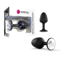 Dorcel – Diamond Geisha Plug – L (Diamond Silver/Black)