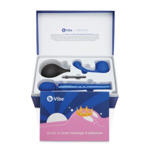 Le Wand and b Vibe Anal Massage and Education Set 10pc Blue BV 025 4890808229903 Open Boxview.jpg