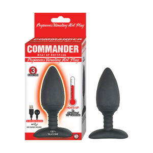 NASS Toys Nass Toys Commander Silicone Rechargeable Warming Butt Plug Black 2809 1 782631280913.jpg