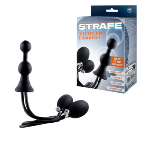 NMC Strafe Inflatable Butt Plug with Dual Pumps Black FNQ010A000 010 4897078635236 Multiview.jpg