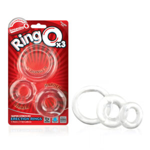 Screaming O Ringo x3 3 Pack Cock Rings Clear RNGO 3P 101 817483011252 Multiview.jpg