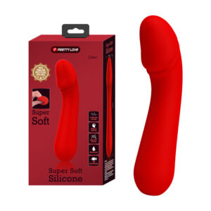 Pretty Love Super Soft Silicone Cetus Smoothed Penis Vibrator Red BI 014723 2 6959532334708 Multiview.jpg